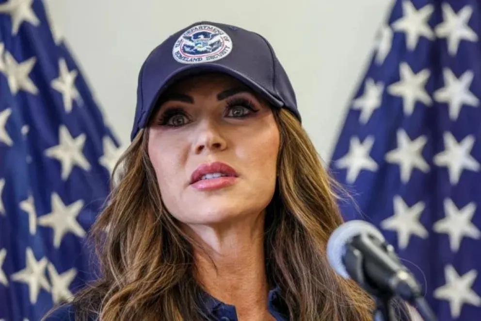 Kristi Noem, secretaria de Seguridad Nacional de Estados Unidos