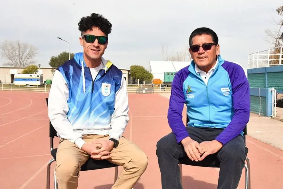 Tranquilino Valenzuela y Javier Carriqueo