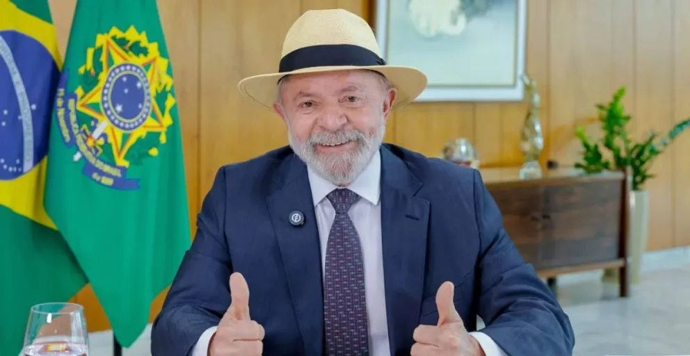 Luiz Inácio Lula da Silva, presidente de Brasil