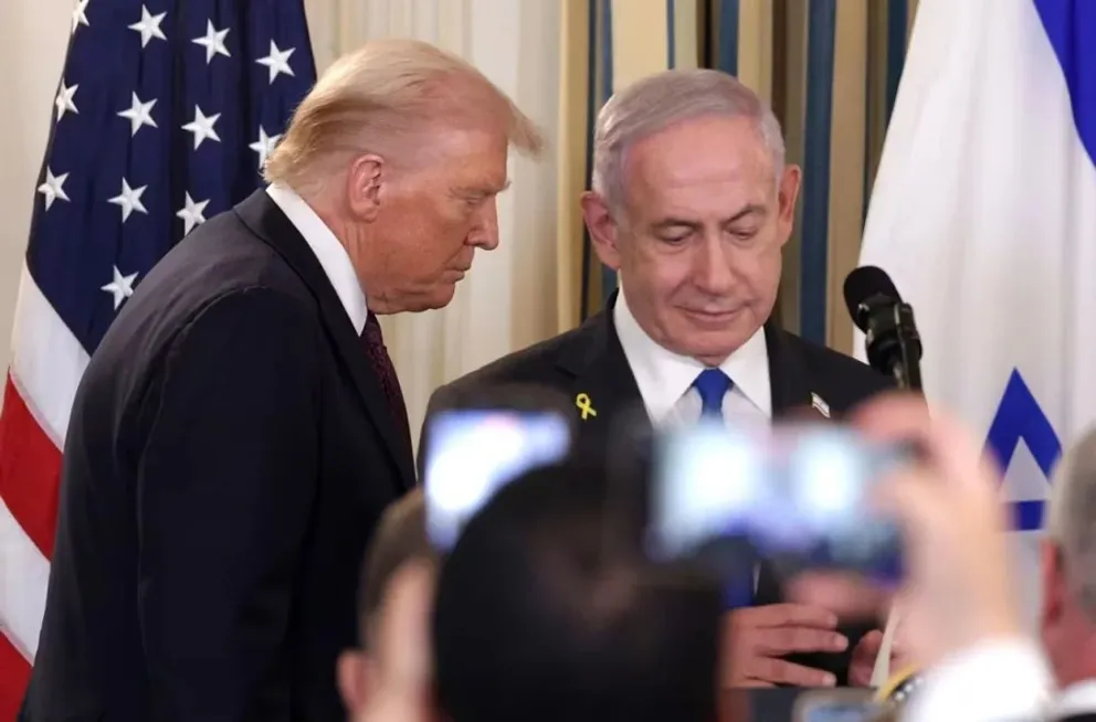 Donald Trump y Benjamín Netanyahu 