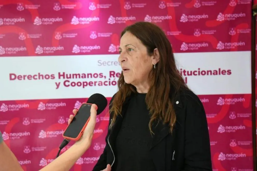  Luciana De Giovanetti, secretaria de Derechos Humanos, Relaciones Institucionales y Cooperación Internacional