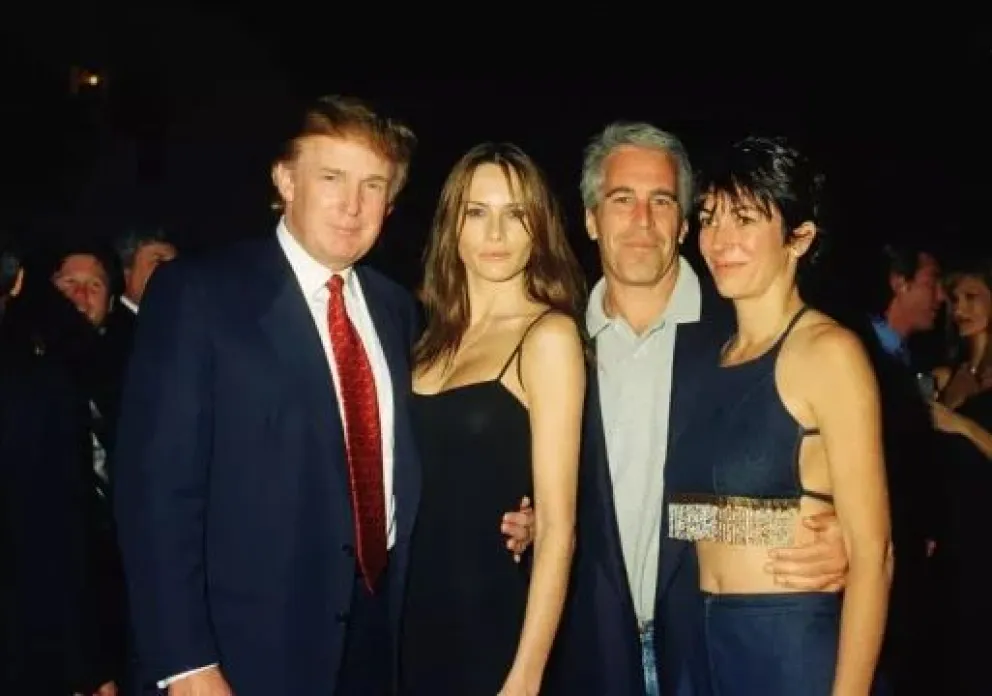Donald Trump y el fallecido  Jeffrey Epstein