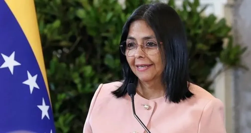 Delcy Rodríguez, presidenta interina de Venezuela