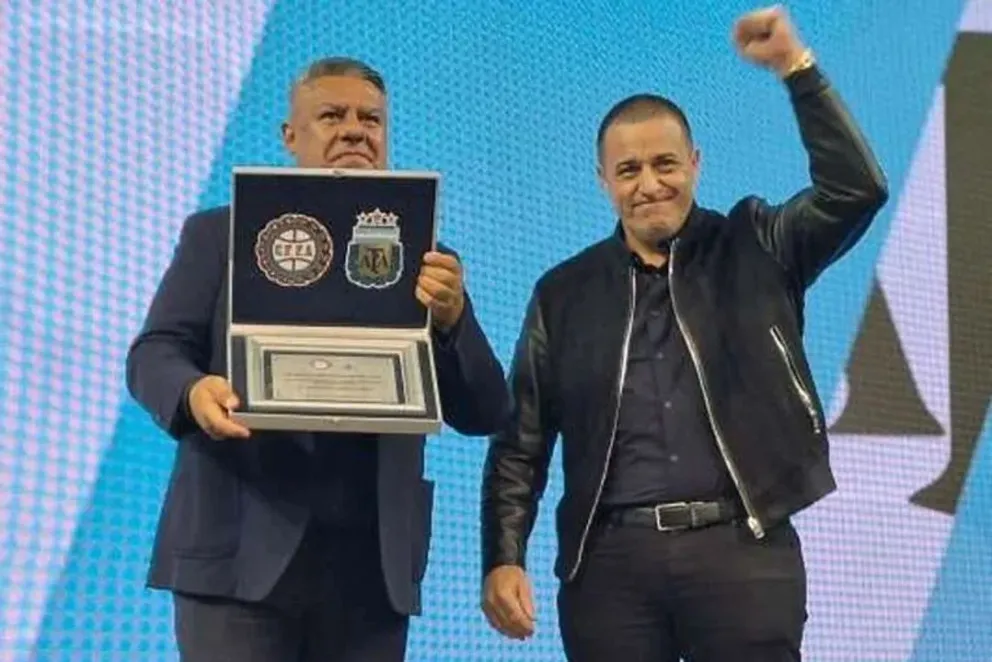 Claudio Chiqui Tapia y Pablo Toviggino