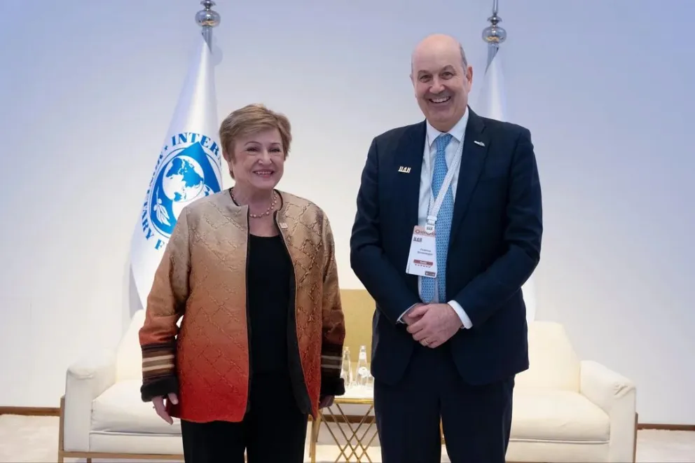 Federico Sturzenegger y Kristalina Georgieva 
