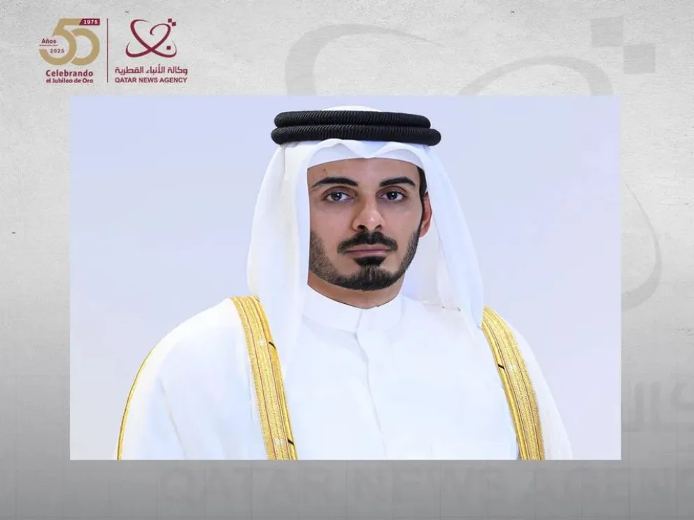 Sheikh Khalifa bin Hamad bin Khalifa Al Thani, Ministro del Interior de Qatar.