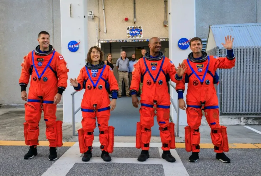 Los cuatro astronautas que irán a la misión Artemis II