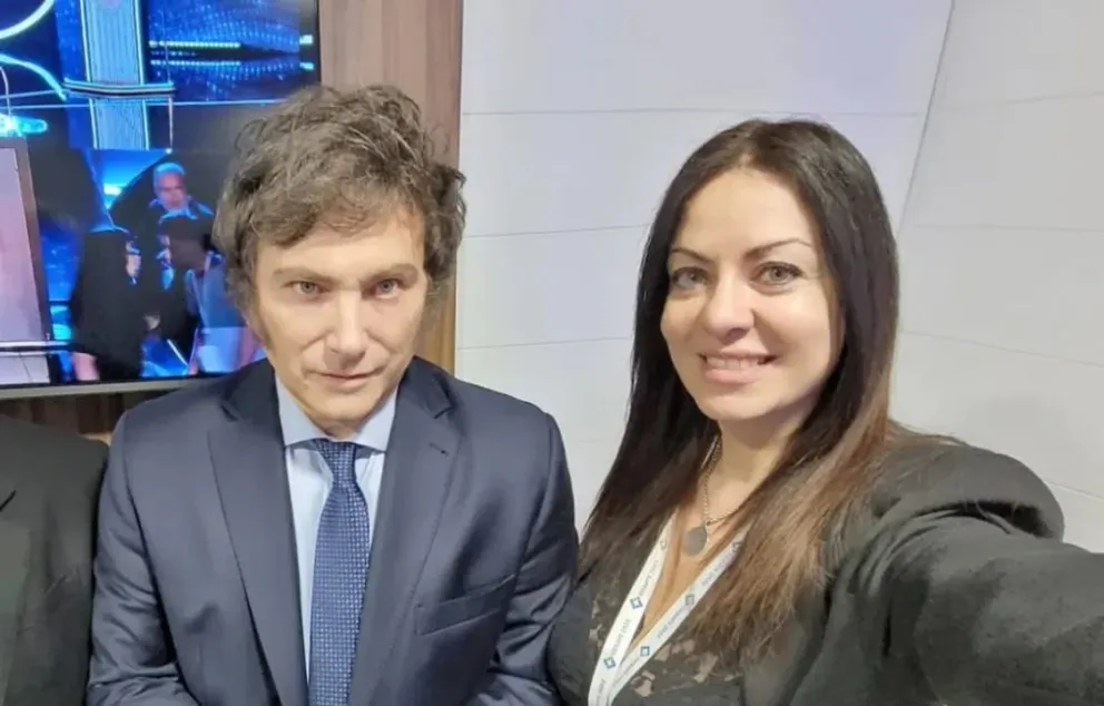 Javier Milei y Sandra Pettovello