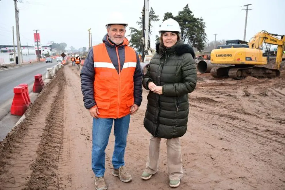 Mariel Bruno y Mario Corradi