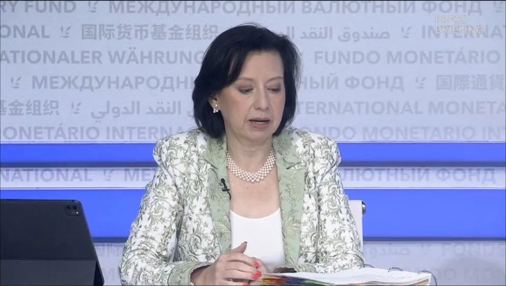 Julie Kozack, portavoz del FMI